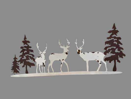 CMC229 Wall Hanging / Deer & Trees