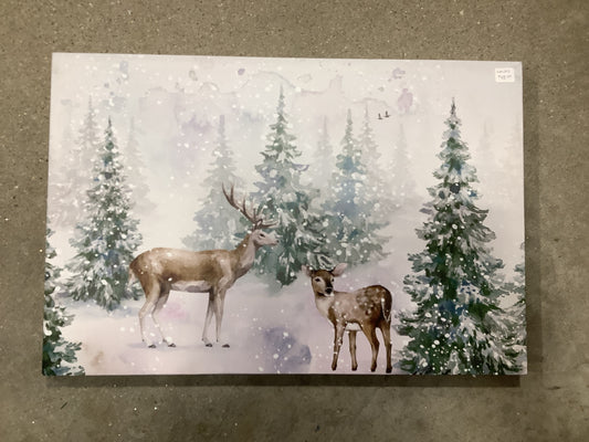 CMC212 Deer Forest Print