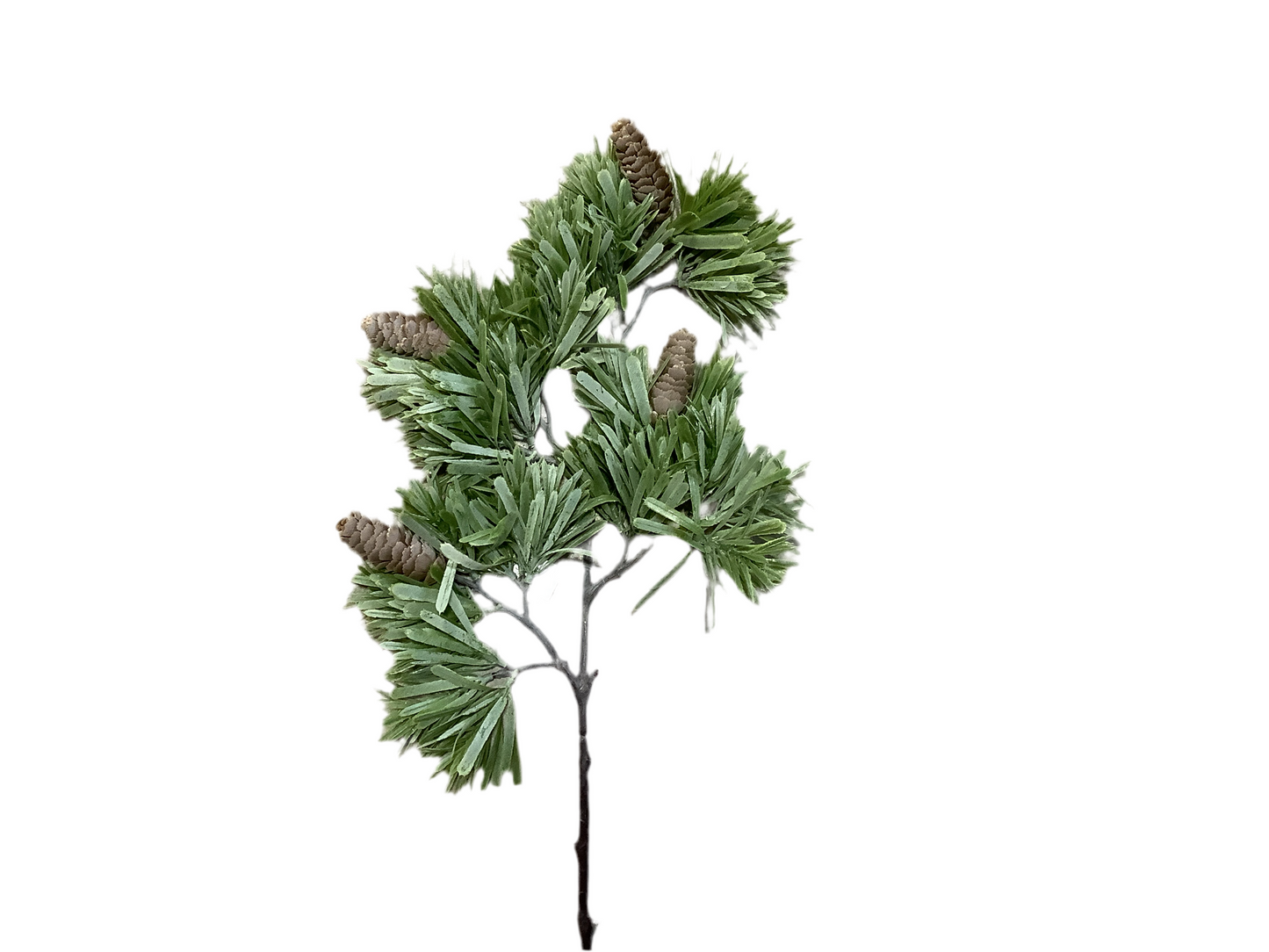 YY173GR Frosted Pine Branch