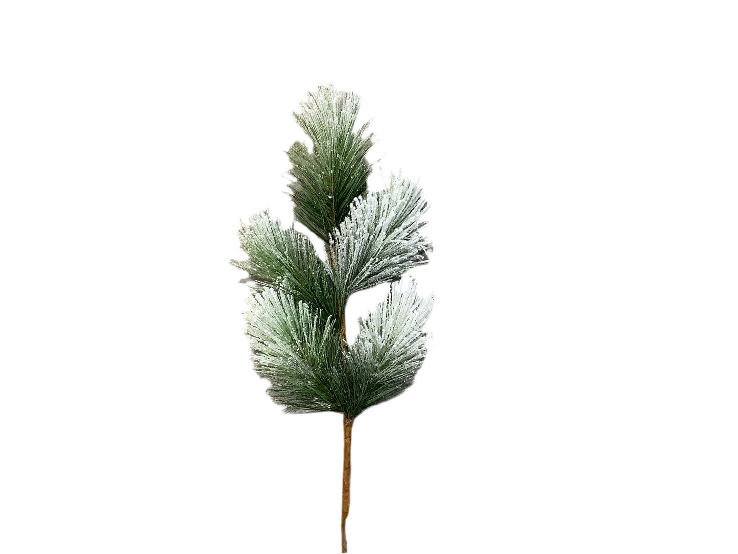 F5592 Flocked Pine Spray