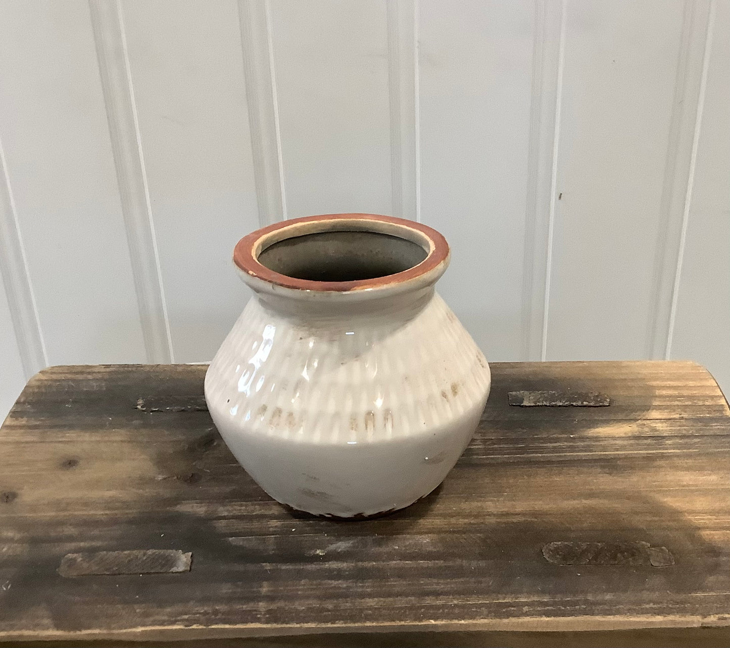 RAZ6600 Pot / Distressed Clay / Small