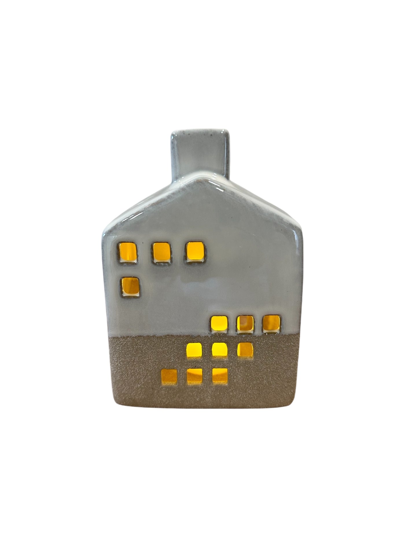 IND3937 House Ceramic Tealight