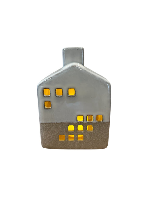 IND3937 House Ceramic Tealight