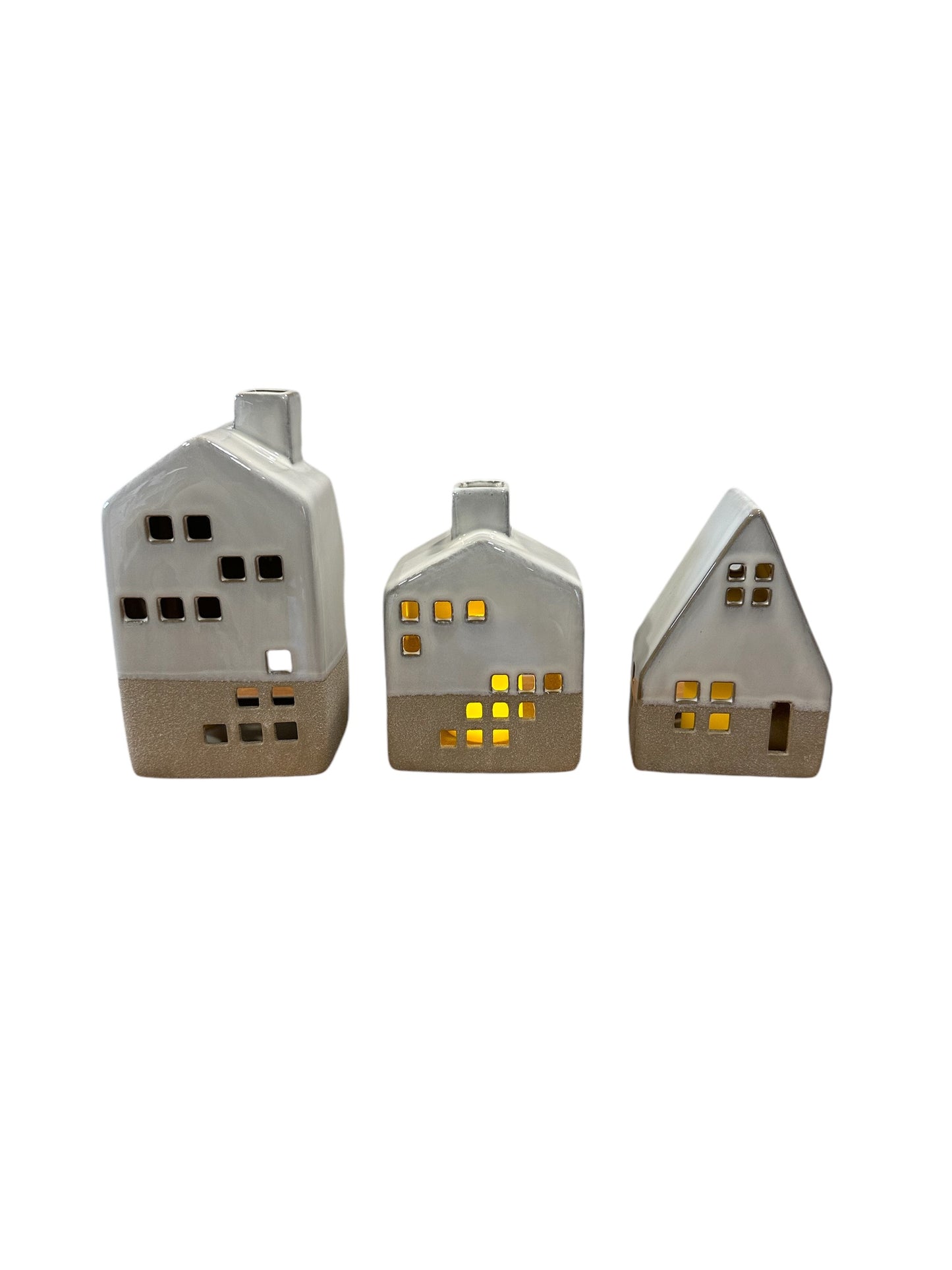 IND3938 House Ceramic Tealight