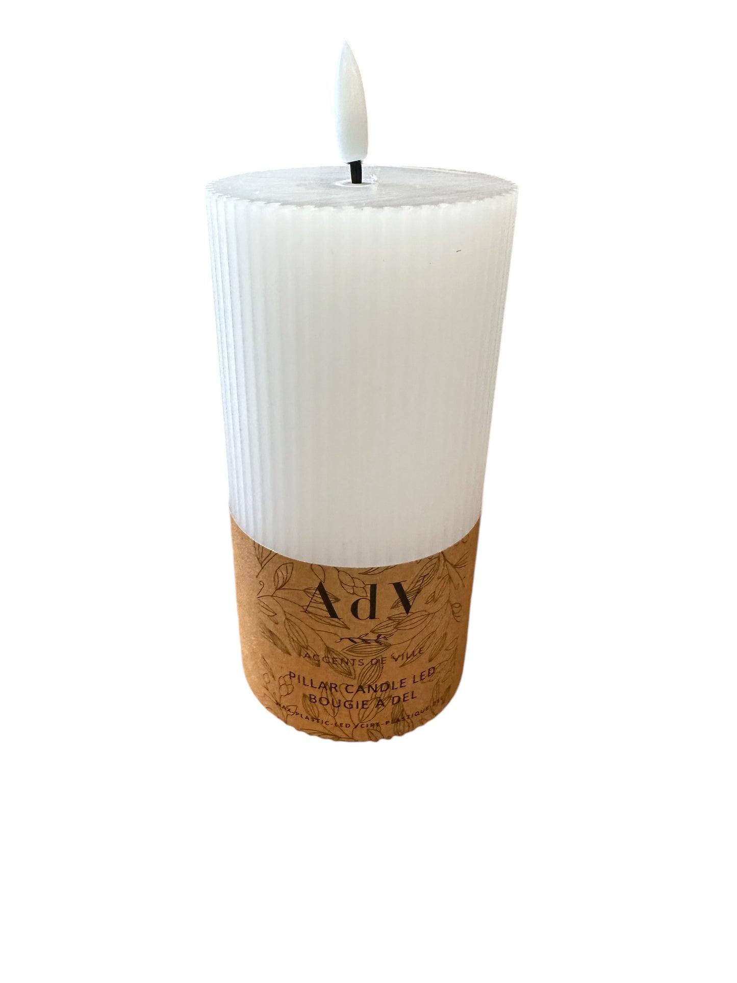 P0450/1 Pillar Candle Ribbed