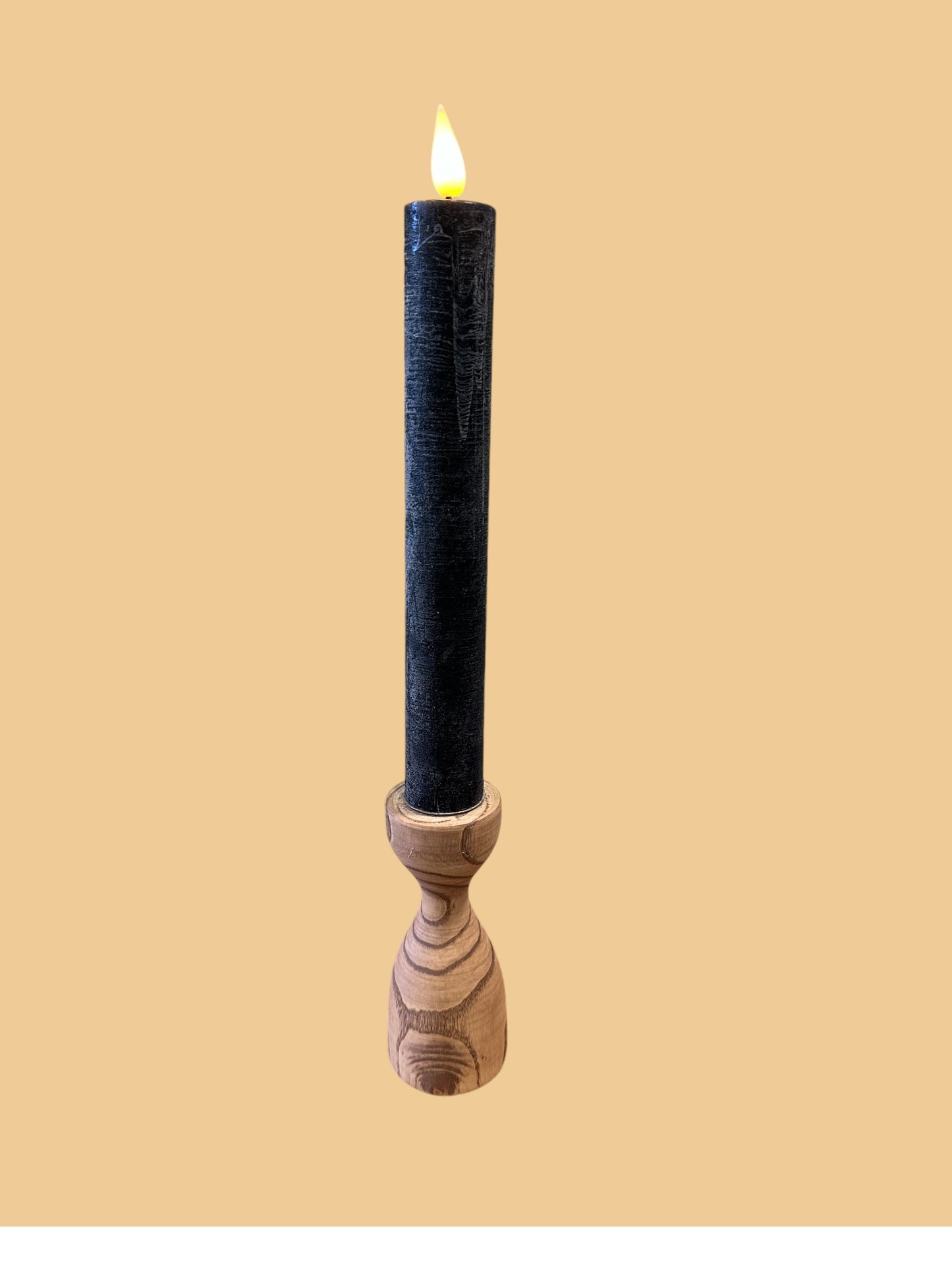 Wood Candleholder S/L