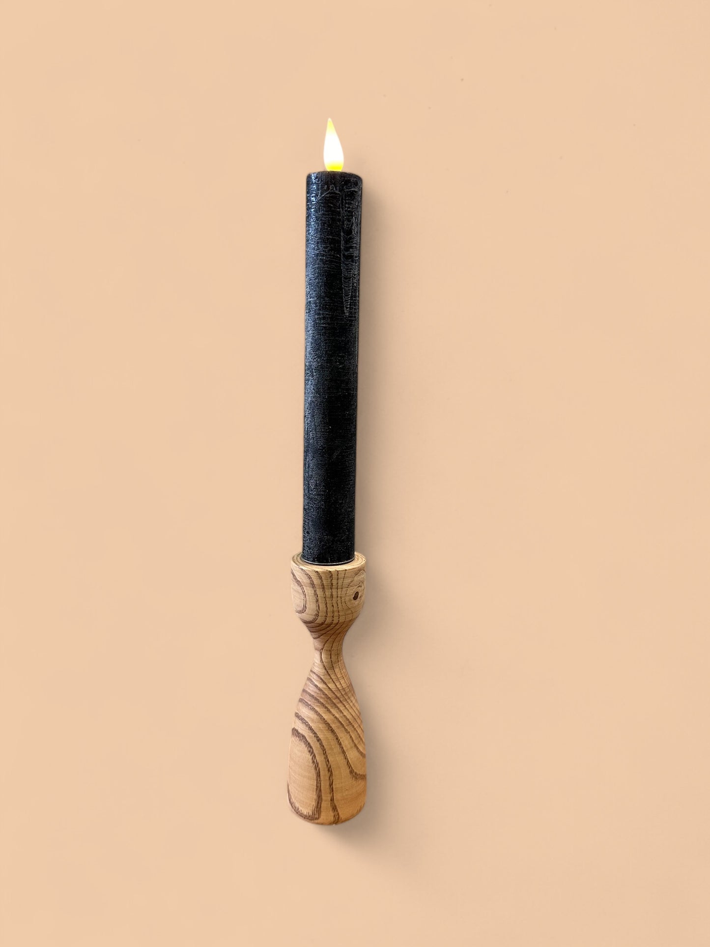 Wood Candleholder S/L