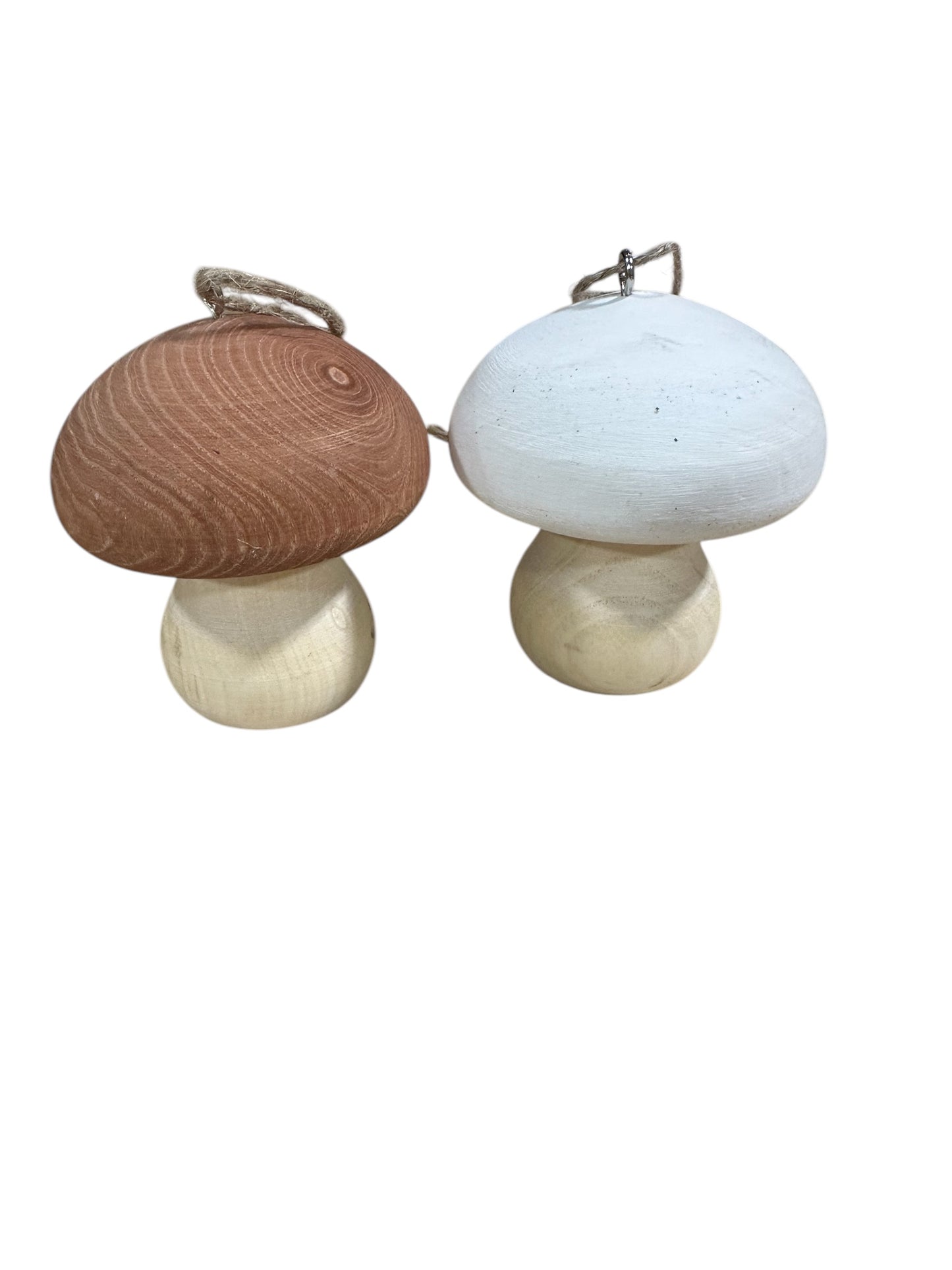 CMC590- Ornament / Wood Mushroom