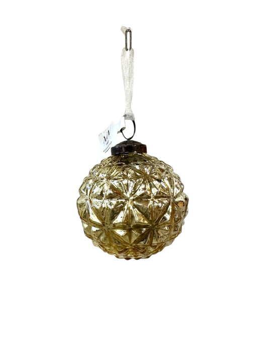 P2019-ornament / christmas / gold ball