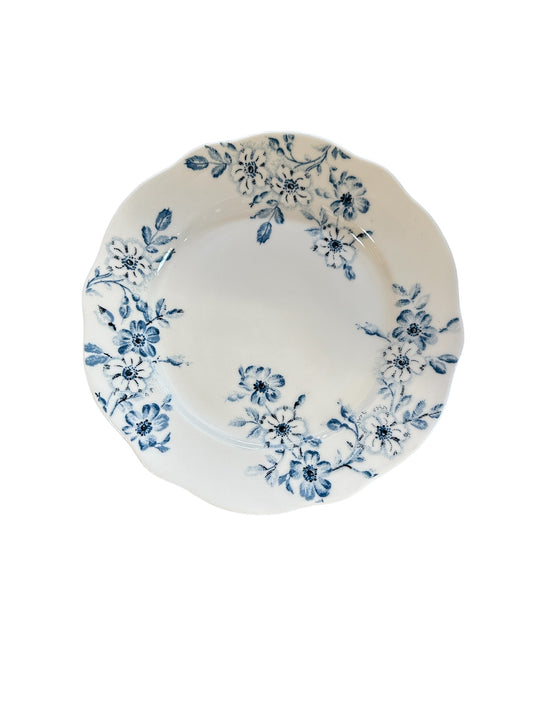 TAG17962 Plate / Salad / Blue Cottage Floral