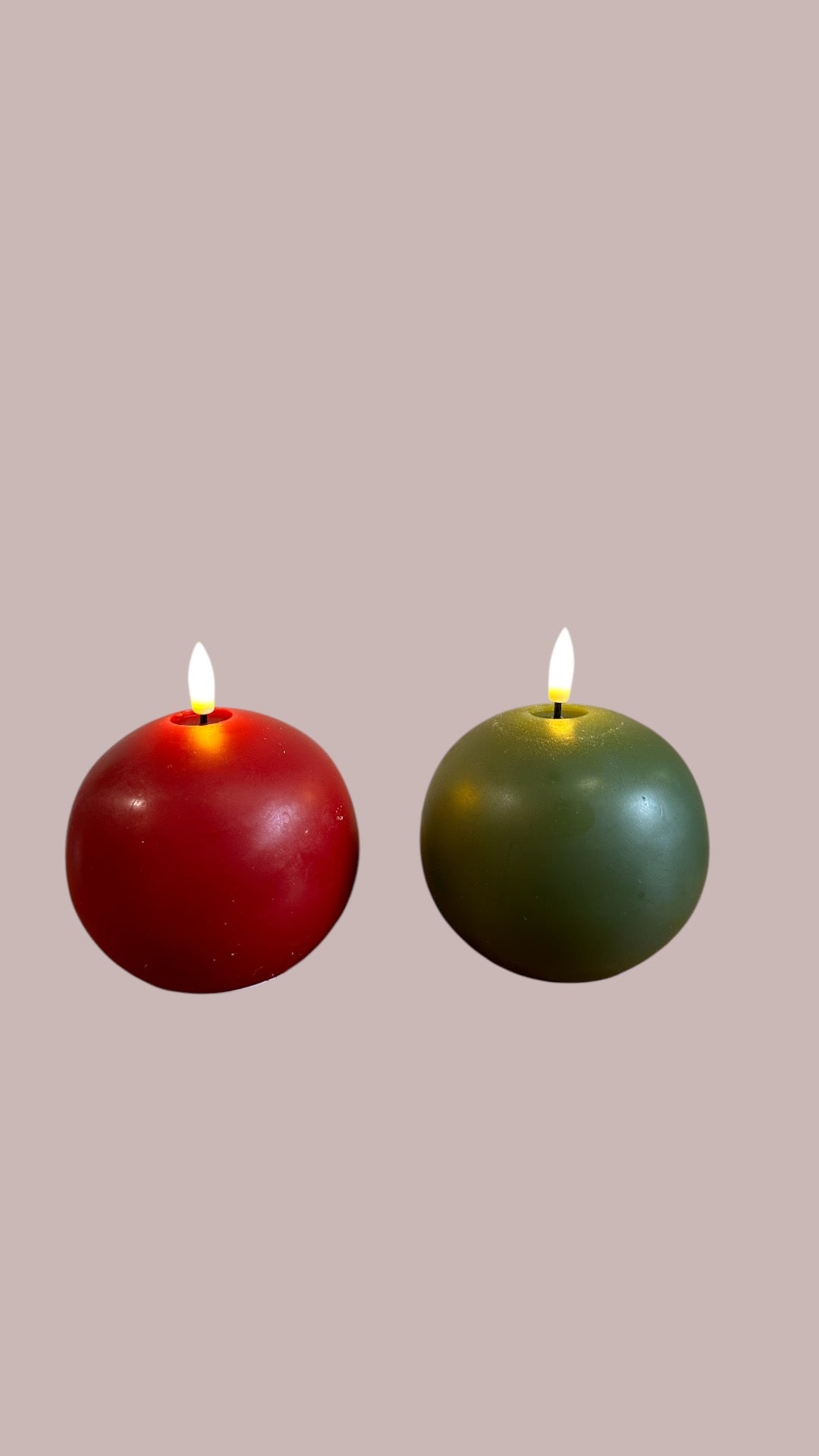 Ball Candle 4”