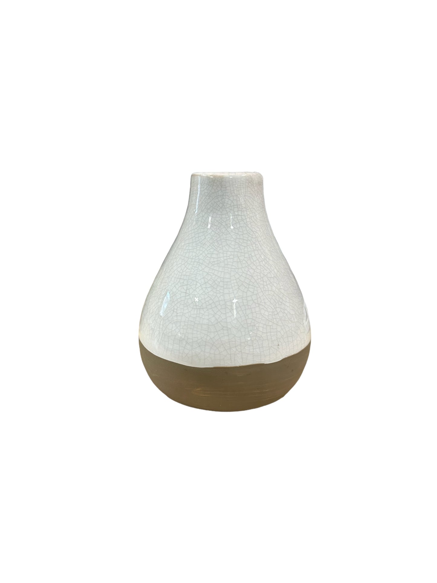 Vase/ brown / cream (DH41S)
